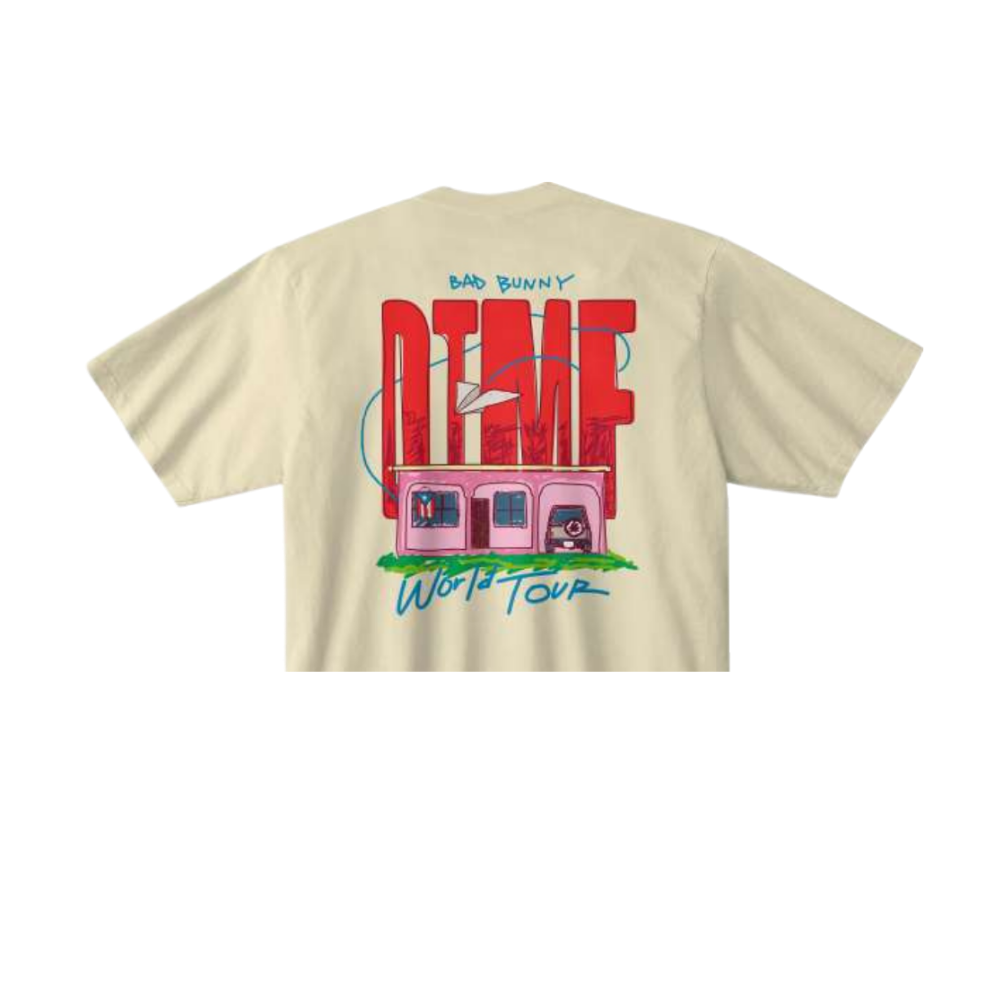 DTMF Casita World Tour Off-White Crop Top