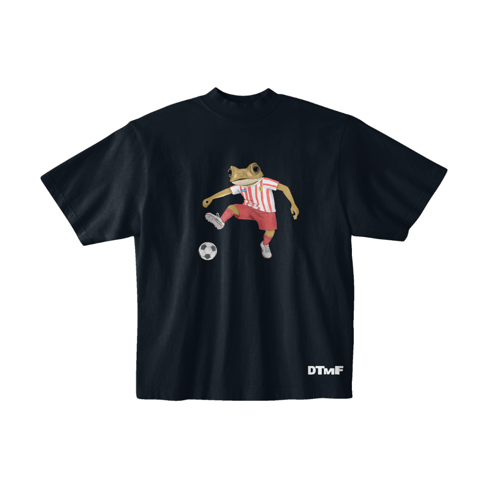 Sapo Concho Atletico Madrid Black T-Shirt