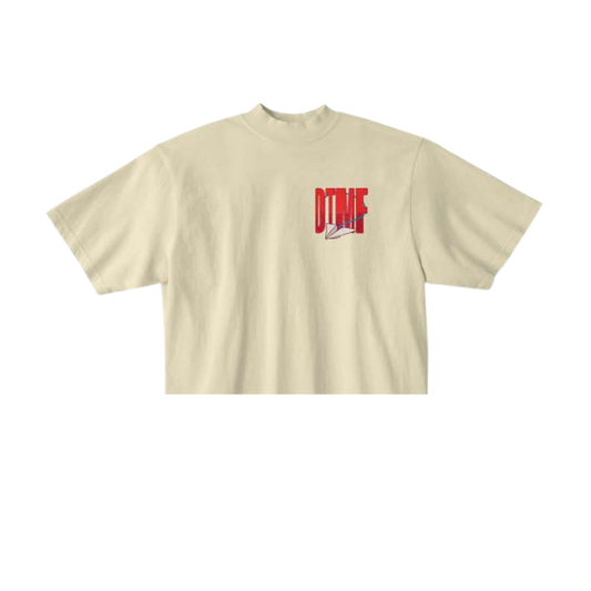 DTMF Casita World Tour Off-White Crop Top